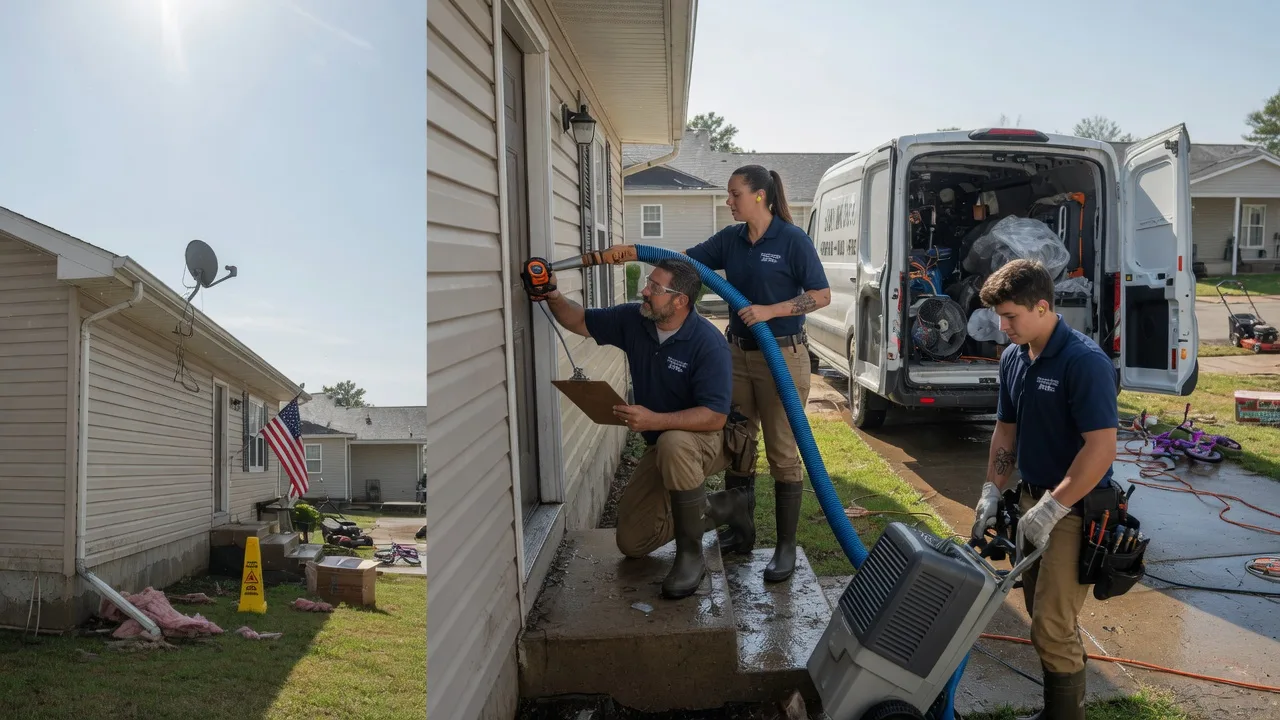 Ceiling Water Damage Restoration in Oostburg, WI near me